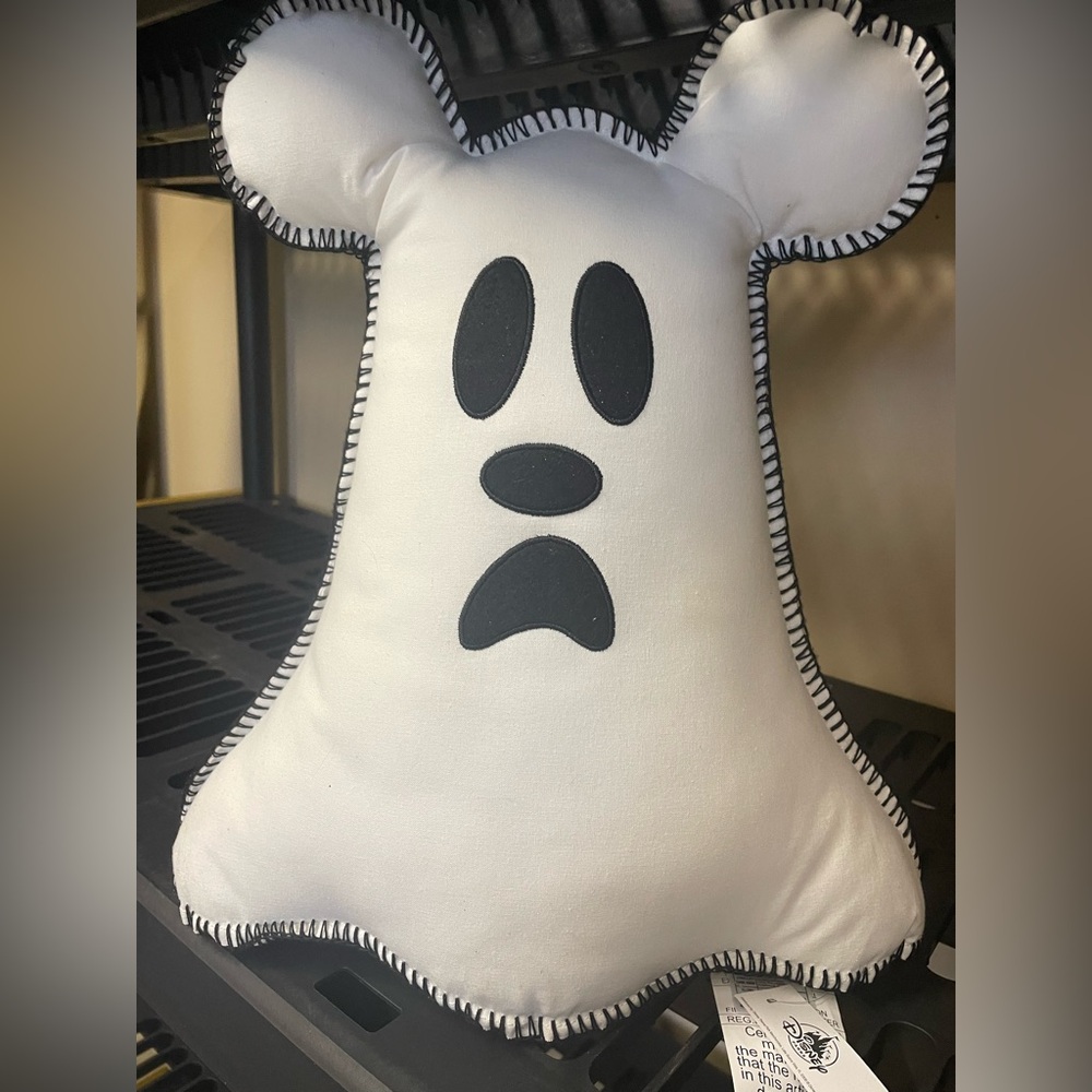 Disney BOO Halloween pillow NWT
